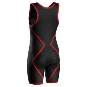 Maillot de lutte USA Sublimation complète personnalisé T-shirt de lutte Danemark débardeur de lutte costume - Product Image 4