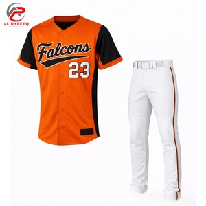 Uniforme de baseball respirant de haute qualité sur mesure, manches courtes, maillot de football, uniforme de baseball en vrac - Product Image 1