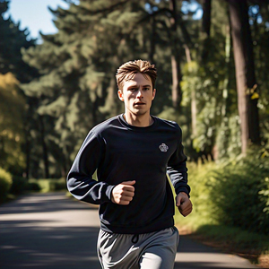 เสื้อกีฬาแขนยาวสำหรับผู้ชาย, เสื้อกันหนาวสำหรับใส่วิ่งจ๊อกกิ้ง - Product Image 4