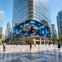 Écrans LED d'extérieur RAYBO HD P8, écrans publicitaires LED 3D avec indice d'étanchéité IP66 pour la publicité