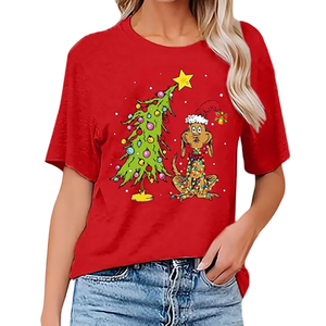 Impression personnalisée T Shirt pour les femmes régulier de haute qualité décontracté 100% excellente qualité imprimé porter T-Shirt pour les femmes - Product Image 3