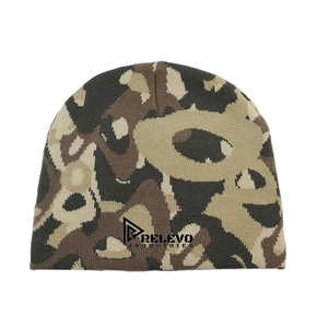 หมวกบีนนี่ปักโลโก้ตามสั่ง หมวกไหมพรมอุ่นสำหรับฤดูหนาว หมวกทรงสกัลแคปยืดหยุ่นนุ่มสบายสำหรับทุกเพศ เหมาะสำหรับใส่ลำลองและกิจกรรมกลางแจ้ง รับผลิตแบบ OEM - Product Image 1