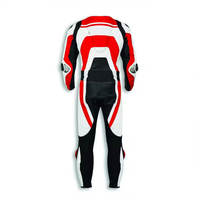 Traje de Motocicleta para Hombre, Mono de Cuero para Carreras con Protecciones para una Protección Completa del Cuerpo, para Motociclistas y Turismo