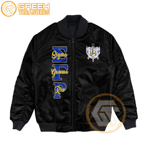 Veste universitaire personnalisée Sigma Gamma Rho en polyester brodé sororité vêtements grecs respirants de haute qualité vestes pour femmes - Product Image 2