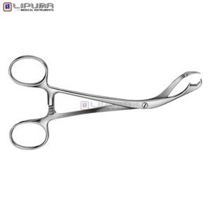 Verbrugge Extra Pequeño 5mm Mandíbula 175mm Longitud 7 pulgadas Manual Ortopédico Quirúrgico Hueso Sujeción Fórceps MOL Cumplimiento de seguridad - Product Image 3