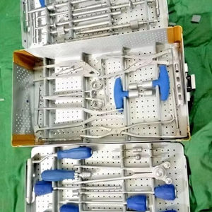 Juego de Instrumentos de Estabilización Espinal Manuales de Acero Inoxidable Alemán de Alta Calidad con Caja, Herramientas de Cirugía Ortopédica de Columna Vertebral - Product Image 6