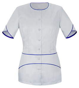 Nuevas camisetas elásticas de Spandex para salón, Spa, ropa de trabajo de belleza, conjuntos de uniformes médicos de enfermera, traje de enfermería suave para mujer - Product Image 6