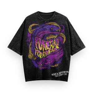 Camiseta Extra Grande para Hombre, 100% Algodón, Lavada al Ácido, Estilo Vintage, Impresión DTG, con Logotipo Personalizado, Estilo Sólido para Fitness - Product Image 3