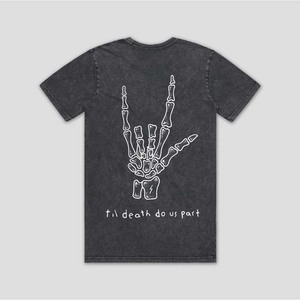 Diseñe su propia camiseta Estilo Vintage Camisetas lavadas con ácido personalizadas Camiseta de Jersey de algodón - Product Image 5