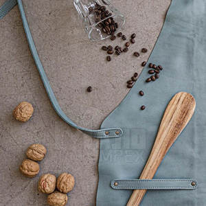 Professional <b>Apron</b> For Women And <b>Men</b> Factory Durable Leather <b>Apron</b> Bib - Product Image 3