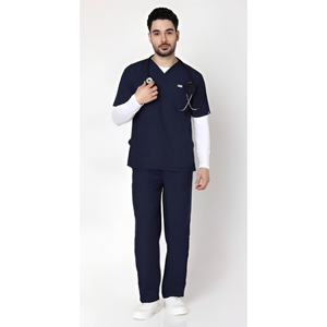 <b>Men</b> Nurse Uniform Comfortable Medical Scrub <b>Suit</b> for Hospital Use for Best Wholesale Price - Product Image 2