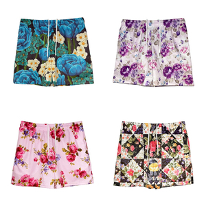Short de plage de sable ajusté maillot de bain en polyester doublé imprimé personnalisé à séchage rapide short de bain imprimé sur toute la surface pour hommes - Product Image 4