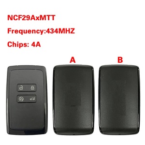 CN010090 Tarjeta inteligente OEM para Megane 4Talisman para Dacia 4 Botones Frecuencia 433 MHz Transpondedor AES NCF29AxMTT Chip Keyless <span class=keywords><strong>GO</strong></span> - Product Image 2