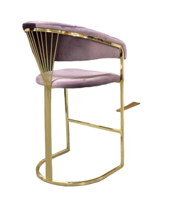 Tabouret de bar en métal haute vente qualité look moderne soutien-gorge chaise tabouret en métal et cuir élégant pour la maison hôtel décor utilisation - Product Image 5