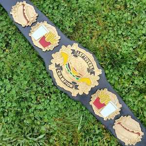 Ceinture de championnat personnalisable Plaques métalliques durables de haute qualité Poids léger Couleur personnalisée Logo personnalisé Gravure personnalisée - Product Image 2