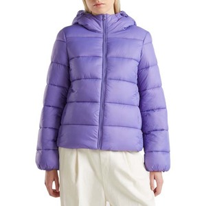 Veste matelassée en tricot pour femme, couleur unie, haute qualité, hiver 2026, manches longues, imperméable, en polyester - Product Image 1