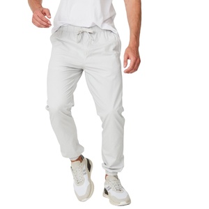 Latest High Quality Custom Branded Men's 100% Cotton Loose Fit Eco-Friendly Jogger Pants Cheap Price Low MOQ OEM Service - Product Image 3