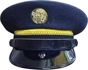 หมวกทรงแหลมสำหรับเจ้าหน้าที่คุณภาพสูง ออกแบบตามสั่ง ชุดเครื่องแบบ หมวกเจ้าหน้าที่สำหรับขาย - Product Image 3