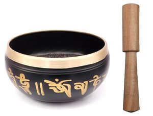ชามทองเหลืองวินเทจพร้อมค้อนที่ดีที่สุดสำหรับเสียงที่มีคุณภาพสูงและโยคะชามลงนามการทำสมาธิที่ดีที่สุดความสงบของจิตใจ - Product Image 2