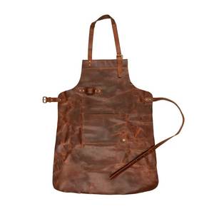 Delantal de Soldadura de Cuero Resistente y Duradero con Color y Logotipo Personalizables, Unisex, de Alta Calidad para Uso en Taller - Product Image 1