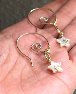 ต่างหูเงินแท้925สำหรับใส่ในฤดูร้อนเครื่องประดับทำมือชุบทองทำด้วยมือ - Product Image 4