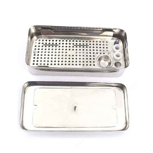 Juego de instrumentos quirúrgicos dentales manuales esenciales, kit de cirugía amigable con UCI en tono dorado con cuchara portadora de huesos para odontología CE - Product Image 5