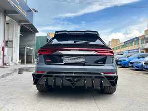 Para <span class=keywords><strong>Audi</strong></span> <span class=keywords><strong>Q8</strong></span> RSQ8 Kit de cuerpo de fibra de carbono RSQ8 mejorado estilo MSY parachoques delantero difusor Spoiler rueda arco guardabarros capó falda lateral - Product Image 4