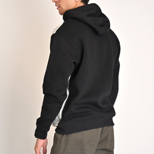 Pull à capuche lourd sur mesure pour hommes surdimensionné couleur unie broderie hiver Gsm sweats à capuche vêtements du Pakistan OEM - Product Image 3
