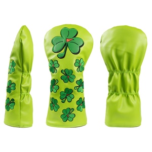 ที่คลุมหัวไม้กอล์ฟสำหรับผู้ชายผ้ากำมะหยี่แบบไฮบริดคลับหนัง PU แบบยืดได้คอง่ายต่อการใส่และถอดออกได้ตลอดเวลา - Product Image 5