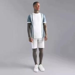 เสื้อยืดคอกลมแขนสั้นผ้าเจอร์ซีย์ผ้าฝ้าย 100% สไตล์วินเทจลำลองสำหรับฤดูร้อน ไม่หดตัว ล้างสีแบบแอซิดพิมพ์ลายพัฟ - Product Image 2