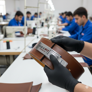 Cinturón de Soporte de Cuero Resistente Rexfit Sports para Levantamiento de Pesas, Soporte para Gimnasio y Powerlifting - Product Image 5