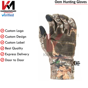 Guantes de Caza de Camuflaje Premium con Palma Antideslizante y Tejido Transpirable para Deportes al Aire Libre y Tiro - Product Image 5