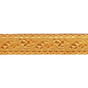 OEM personalizado oro Mylar alambre trenzas encaje francés con hecho a mano para uniformes artesanales textiles - Product Image 6