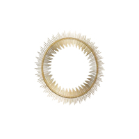 Miroir mural en métal moderne de qualité supérieure et miroir décoratif pour mariage, écologique, fait main, taille personnalisable, en promotion