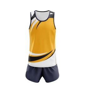Uniforme de atletismo para hombre con logotipo personalizado, servicio OEM, superventas, ropa deportiva para correr, uniforme de atletismo - Product Image 2