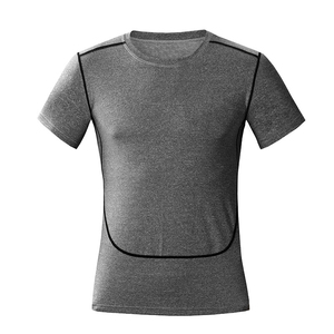 Mayorista Fabricante Hombres Gimnasio Camisas Transpirable Ligero Secado rápido Absorbe el sudor Ropa para correr - Product Image 5