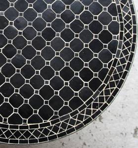 Table d'appoint en mosaïque éblouissante: Art irisé-Table basse bleue-Table d'appoint-Décor de salon-Cadeau - Product Image 4