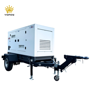 20kW Trailer loại máy phát điện điện im lặng di động máy phát điện diesel nước hệ thống làm mát 30Kw 40kw 50kw Máy phát điện di động thiết lập - Product Image 5