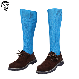 Calcetines atléticos Trachten bávaros tradicionales para hombre, antibacterianos, transpirables, fondo rosa personalizado, pedido mínimo de 10 pares - Product Image 1