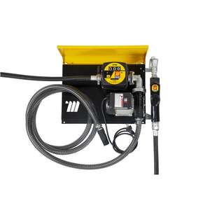 Meclube Wall Mec 100 Lt/min Automatic Nozzle <b>Suction</b> <b>Hose</b> Kit Flow Meter 230V Diesel Transfer Wall Dispenser Vehicle Equipment - Product Image 1