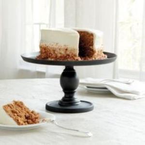 Superbe support à gâteau en bois avec finition brillante pour les présentations de desserts minimalistes modernes lors des mariages, des anniversaires et des fêtes de thé - Product Image 3