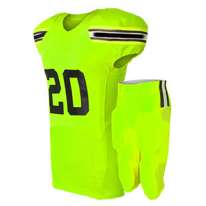 Uniforme de football américain à quantité minimale de commande bas avec logo brodé personnalisé et impression par sublimation uniforme de football américain de style unique en vogue - Product Image 4