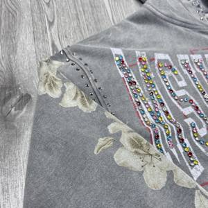 Sweat à capuche vintage en coton lourd avec logo imprimé numérique en strass personnalisé en gros pour hommes, streetwear, sweat à capuche zippé délavé - Product Image 4