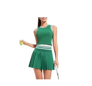 Cheap Price Women Tennis Dress <b>Skirt</b> Breathable Quick Dry Casual Spandex/Nylon Sport Wear Inner Shorts - Product Image 1