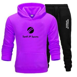 Wholesale Heavyweight Cotton Fleece Sweatsuits Unisex Blank <b>Plain</b> <b>Tracksuit</b> Manufacturer Custom Men's Hoodie and Jogger Set - Product Image 1