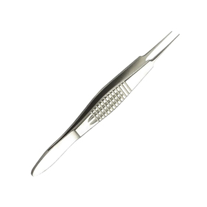 Fórceps de atado profesional Ejes rectos de 4 pulgadas Fórceps de atado quirúrgico de microcirugía de acero inoxidable de 5 mm - Product Image 6