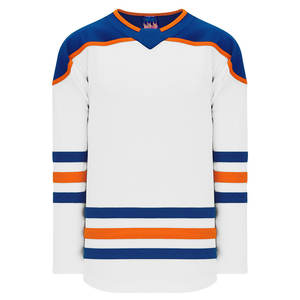 Maillot de hockey personnalisé avec logo de l'équipe Nouveaux maillots de hockey sur glace cousus sur le dessus Maillot de hockey en maille personnalisé par sublimation - Product Image 1