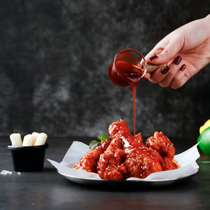 Salsa para <span class=keywords><strong>Pollo</strong></span> con Toronja Dulce, Glaseado Cítrico Picante Inspirado en Yuzu, Listo para Comer, Bolsa de 1 kg para Alitas y Nuggets de <span class=keywords><strong>Pollo</strong></span> Fritos - Product Image 1