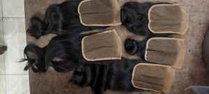 ผมต่อแบบมนุษย์ปิดลูกไม้โปร่งใส5x5 - Product Image 3