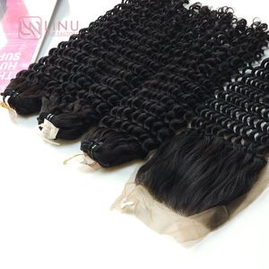 LINU Produit populaire vietnamien Paquets et perruques de cheveux bouclés bruts vietnamiens Paquets lisses cheveux naturels sans cheveux synthétiques - Product Image 6